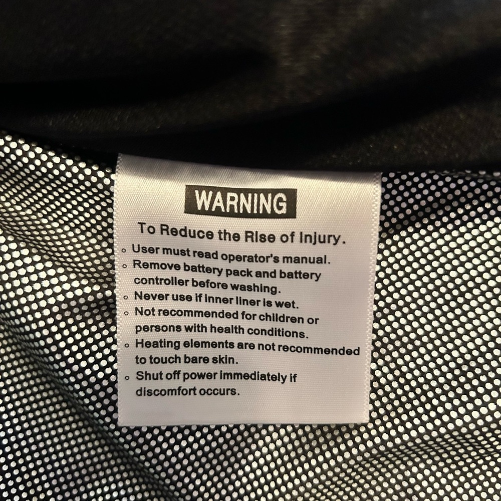Dozowoom heated Black Vest size XL - Picture 4 of 12